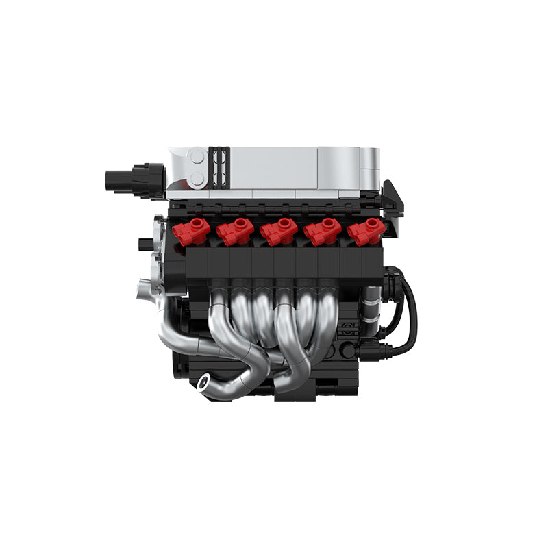 PowerBuild R8 V10 Mini Engine Brick Model 350pcs