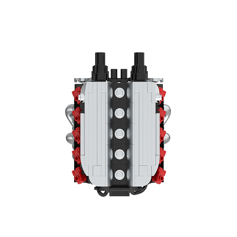PowerBuild R8 V10 Mini Engine Brick Model 350pcs