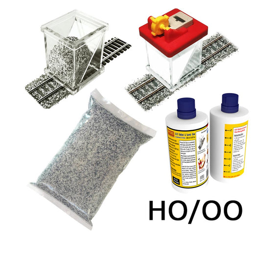 Proses BALKIT-12 Ballasting Kit HO w/Ballast Glue Applicator (Grey Blend)