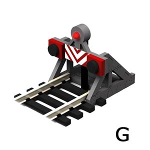 Proses BF-G-04 G Scale Buffer Stop w/Light (2 pcs)