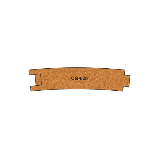 Proses CB-628 10 X Pre-Cut Cork Bed for R628 Curve Track