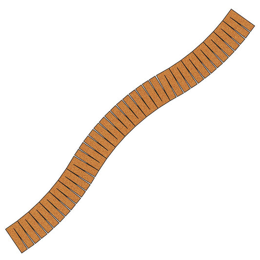 Proses CB-FLEX 10 X Pre-cut Cork Bed for R621 and R8090 Flex Tracks