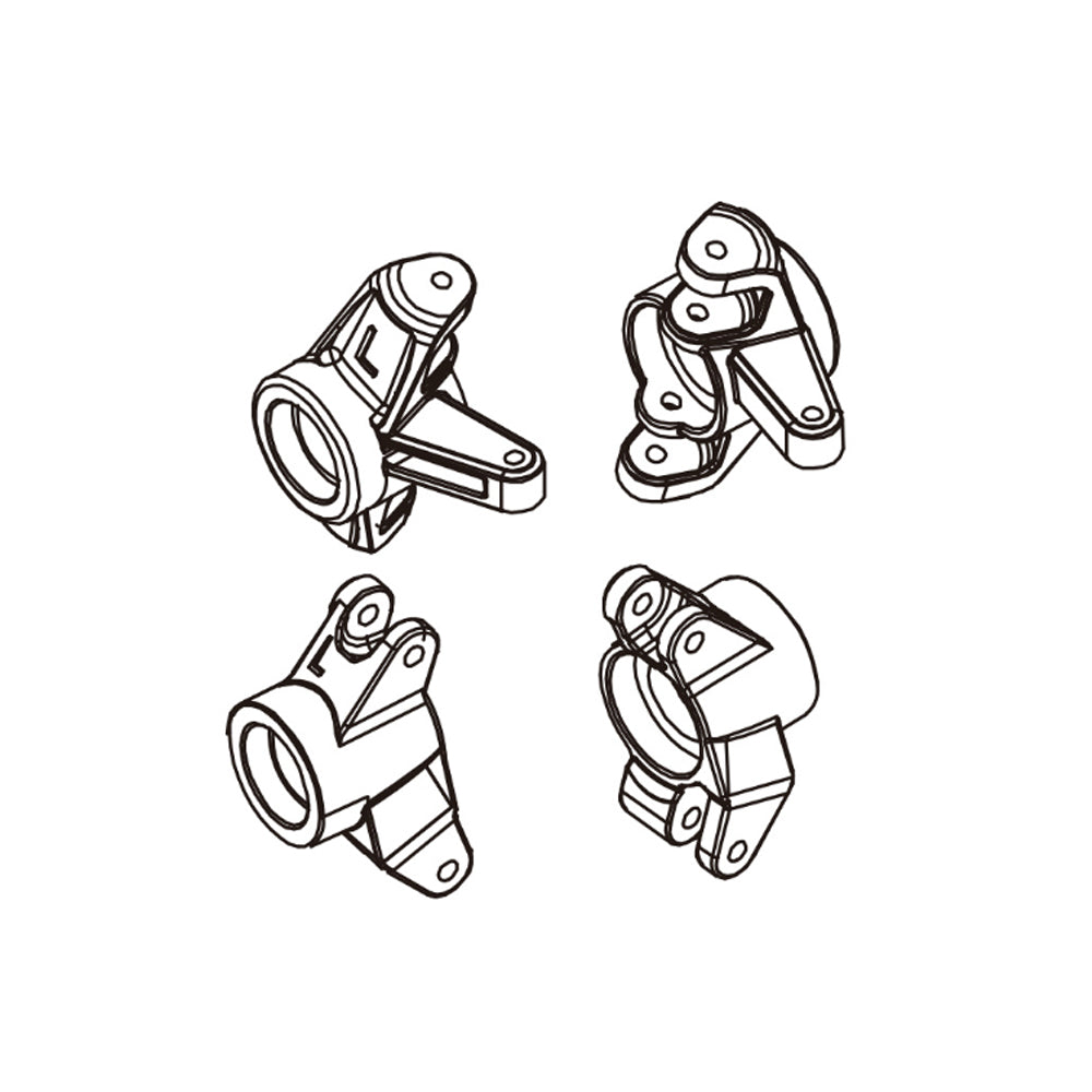 PD Racing Front/Rear Steering Knuckle Left/Right 1:16 303-004