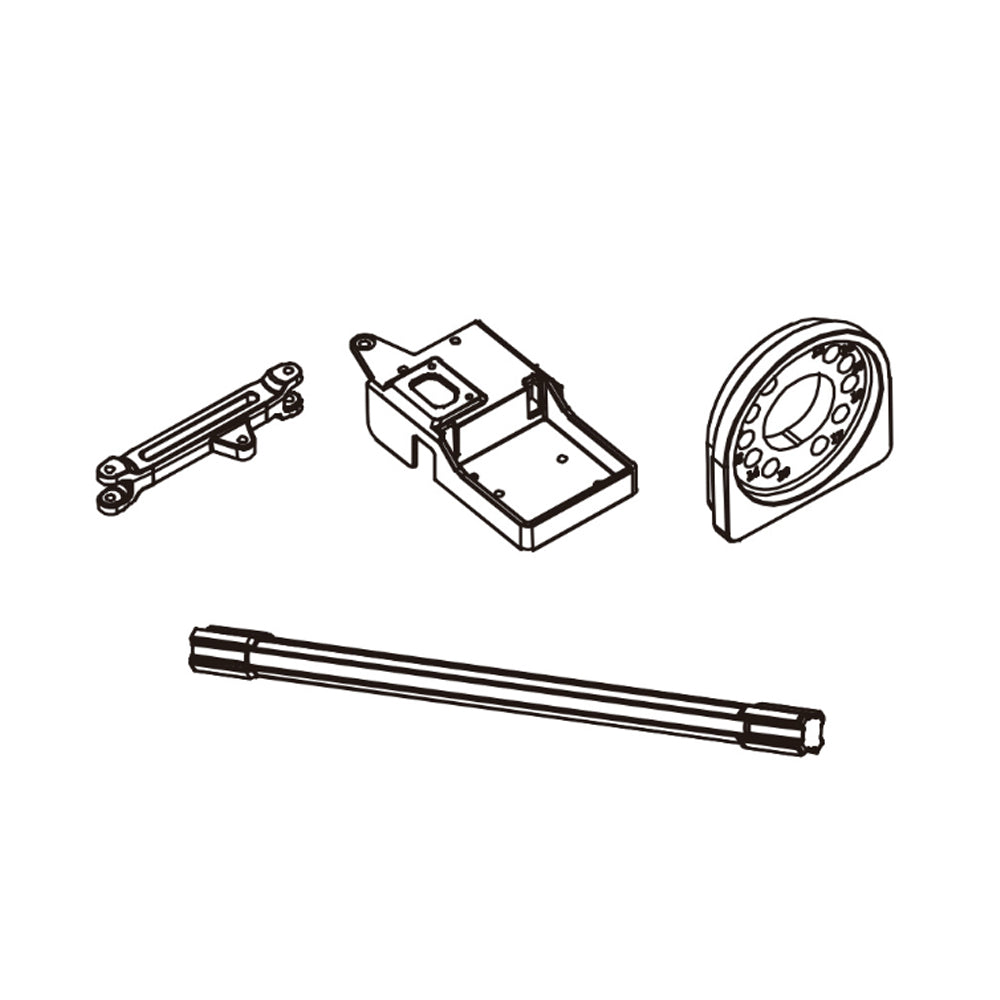 PD Racing Ackerman Link Servo Support w/Center Drive Shaft 1:16 303-020