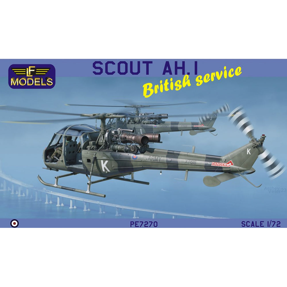 LF Models Westland Scout AH.1 British Service 1:72 Model Kit PE7270