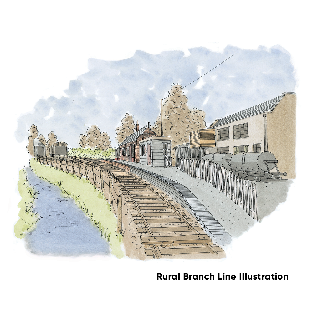 PECO Plan 30: Rural Branch Line - Complete HO/OO Gauge Track Pack