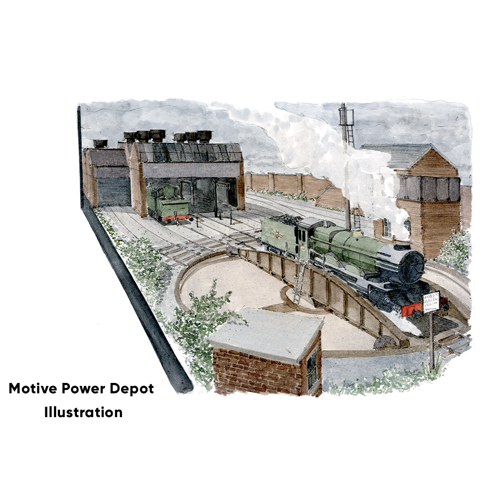 PECO Plan 35: Motive Power Depot - Complete HO/OO Gauge Track Pack