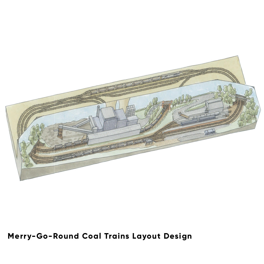 PECO Plan 13: Merry-Go-Round Coal Trains - Complete N-Gauge Track Pack