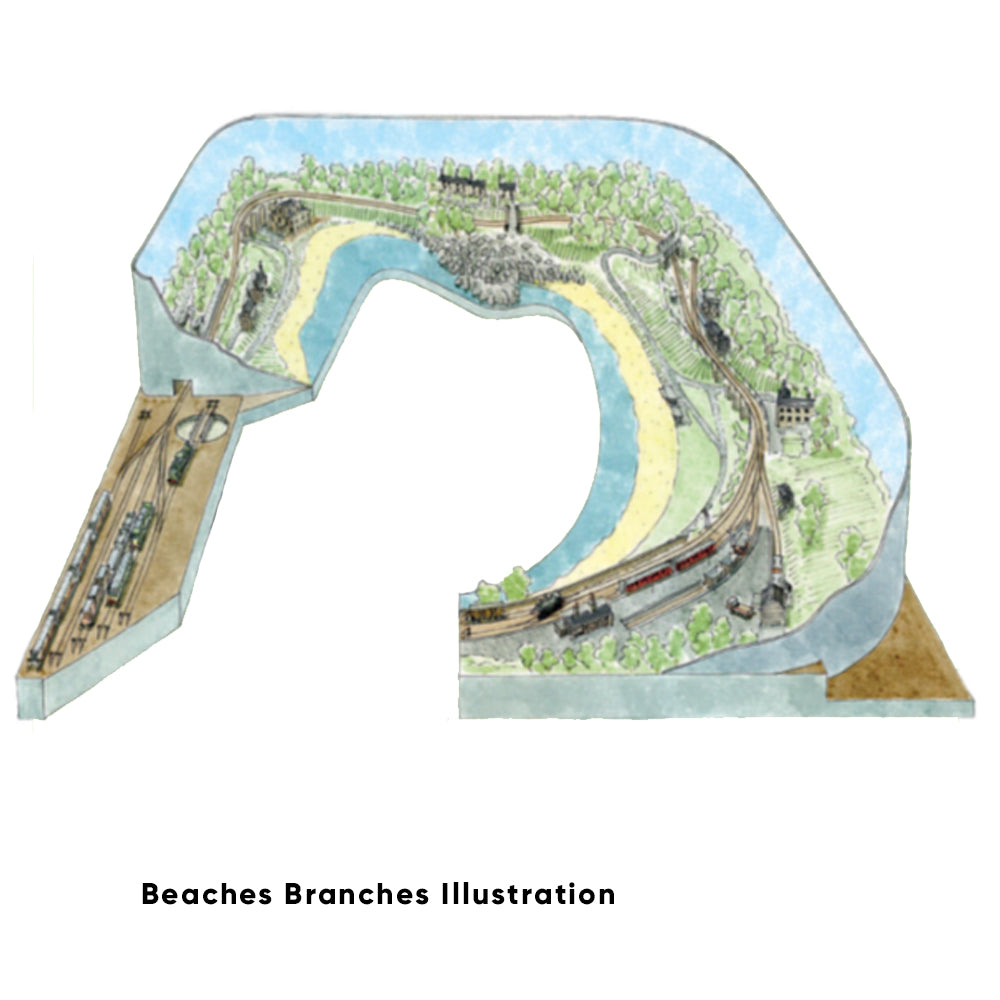 PECO Plan 17: Beaches Branch (St Ives) - Complete N-Gauge Track Pack