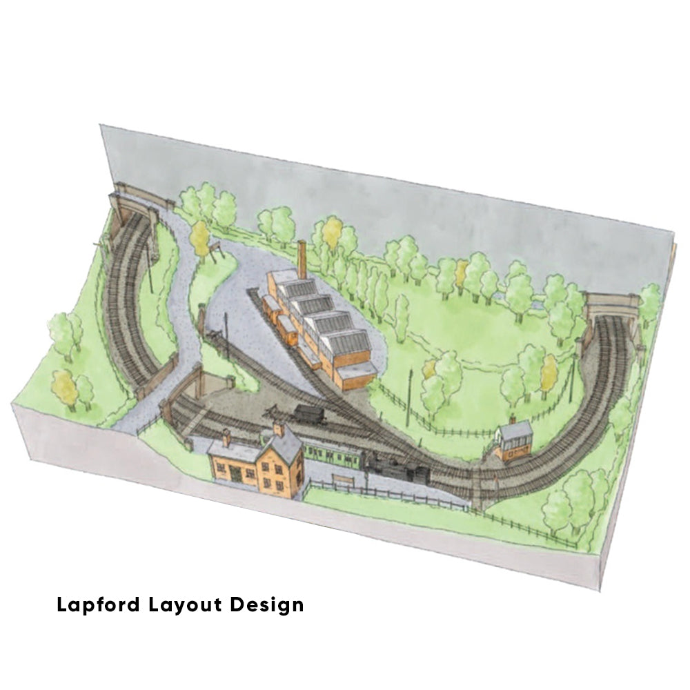PECO Plan 1b: Lapford (Double Oval) Complete N-Gauge Track Pack