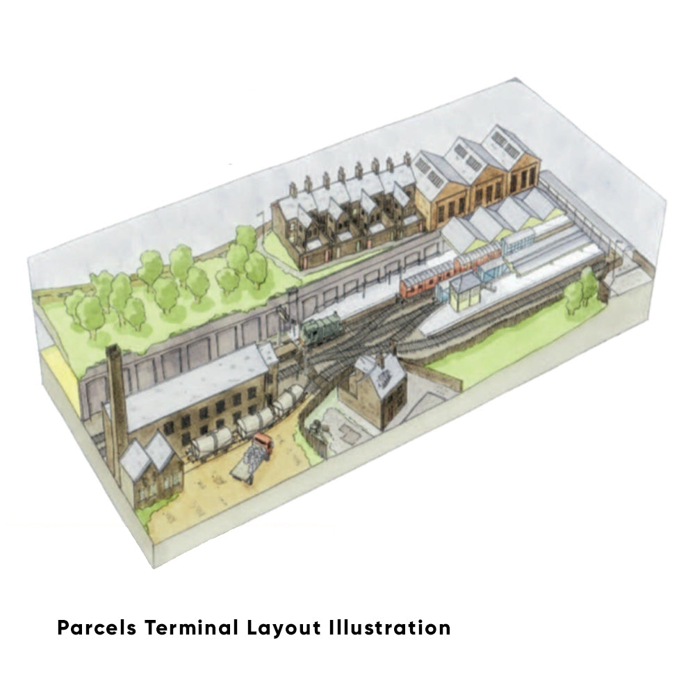 PECO Plan 21: A Parcels Terminal - Complete N-Gauge Track Pack