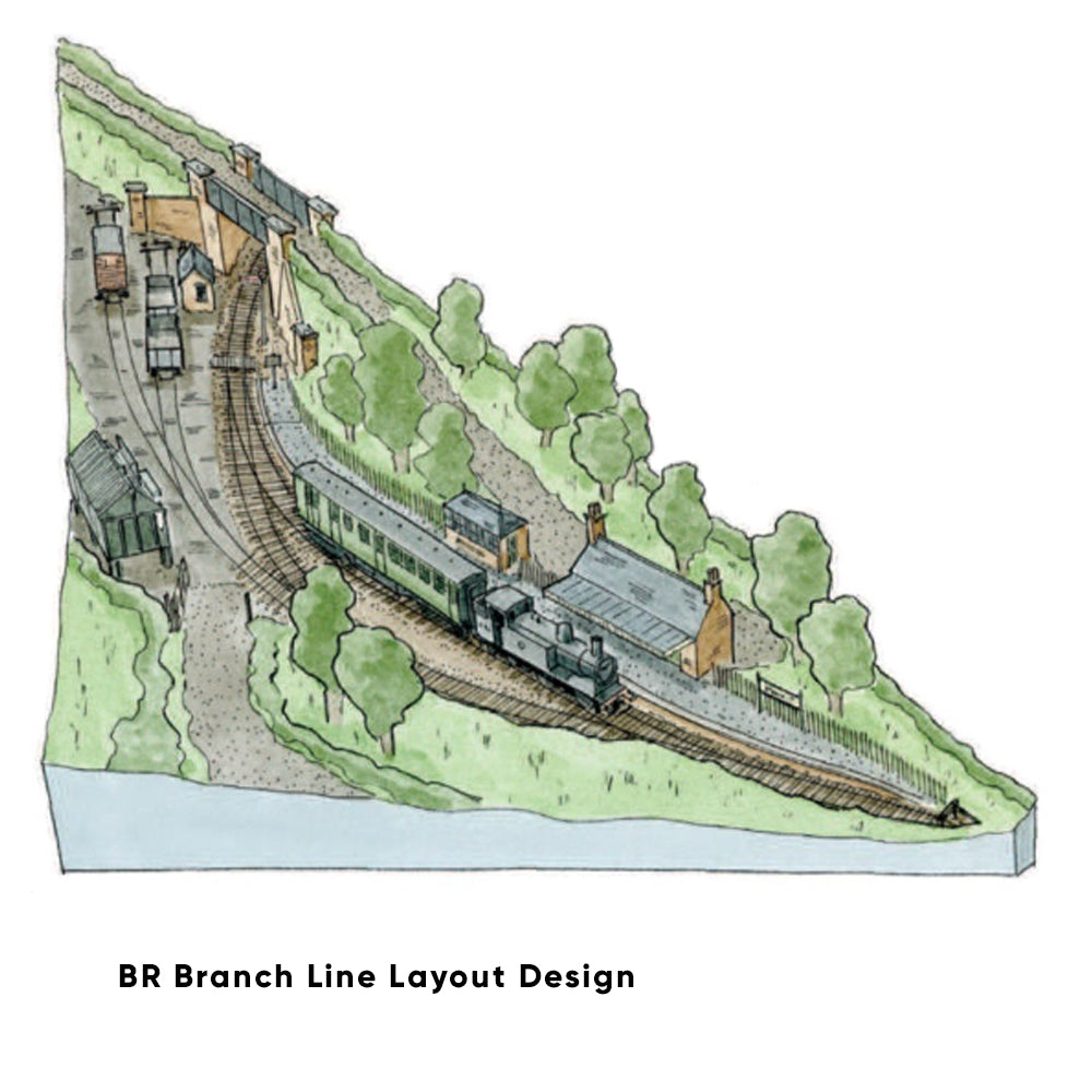 PECO Plan 2: BR Branch Line (Minimal Space) - Complete N-Gauge Track Pack