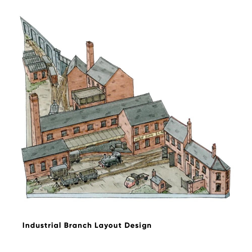 PECO Plan 3: Industrial Branch - Complete N-Gauge Track Pack