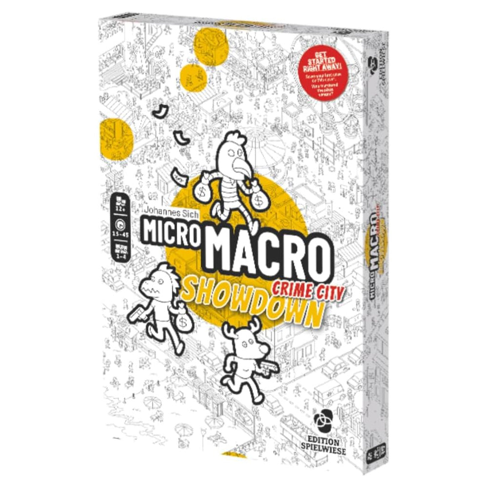MicroMacro: Crime City - Showdown - Coop Detective Game - Age 12+ 1-4 Players