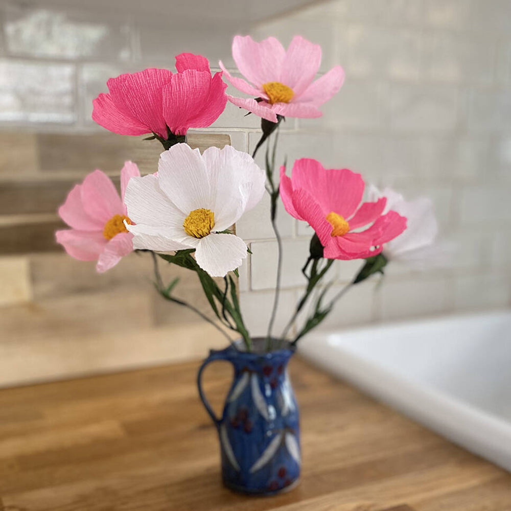 Bergin & Bath Cosmos Paper Flower Craft Kit
