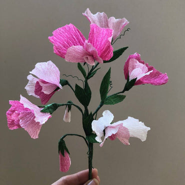 Bergin & Bath Sweet Peas Paper Flower Craft Kit