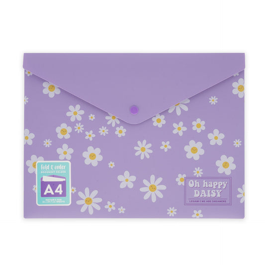 Legami Fold & Order Document Folder - Daisy