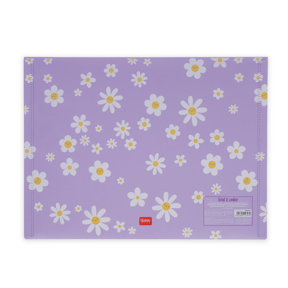Legami Fold & Order Document Folder - Daisy