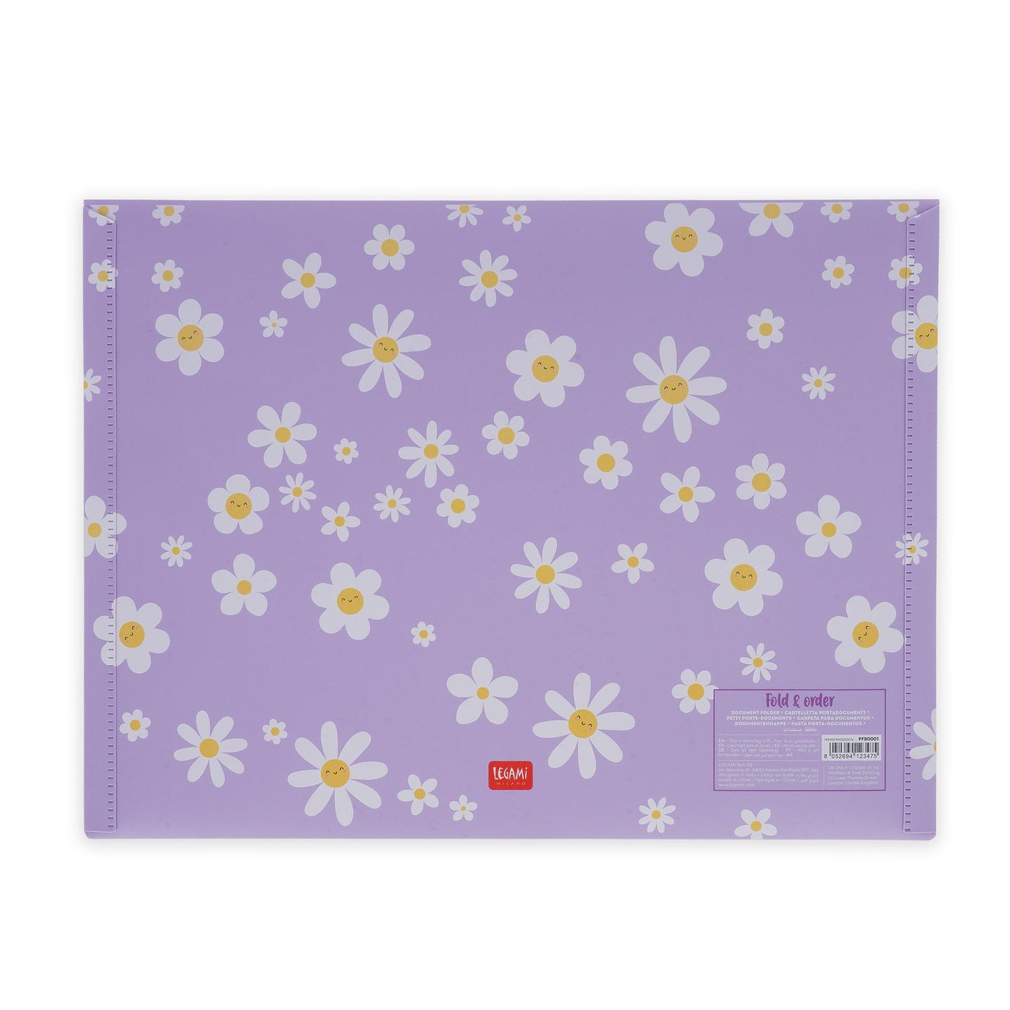 Legami Fold & Order Document Folder - Daisy