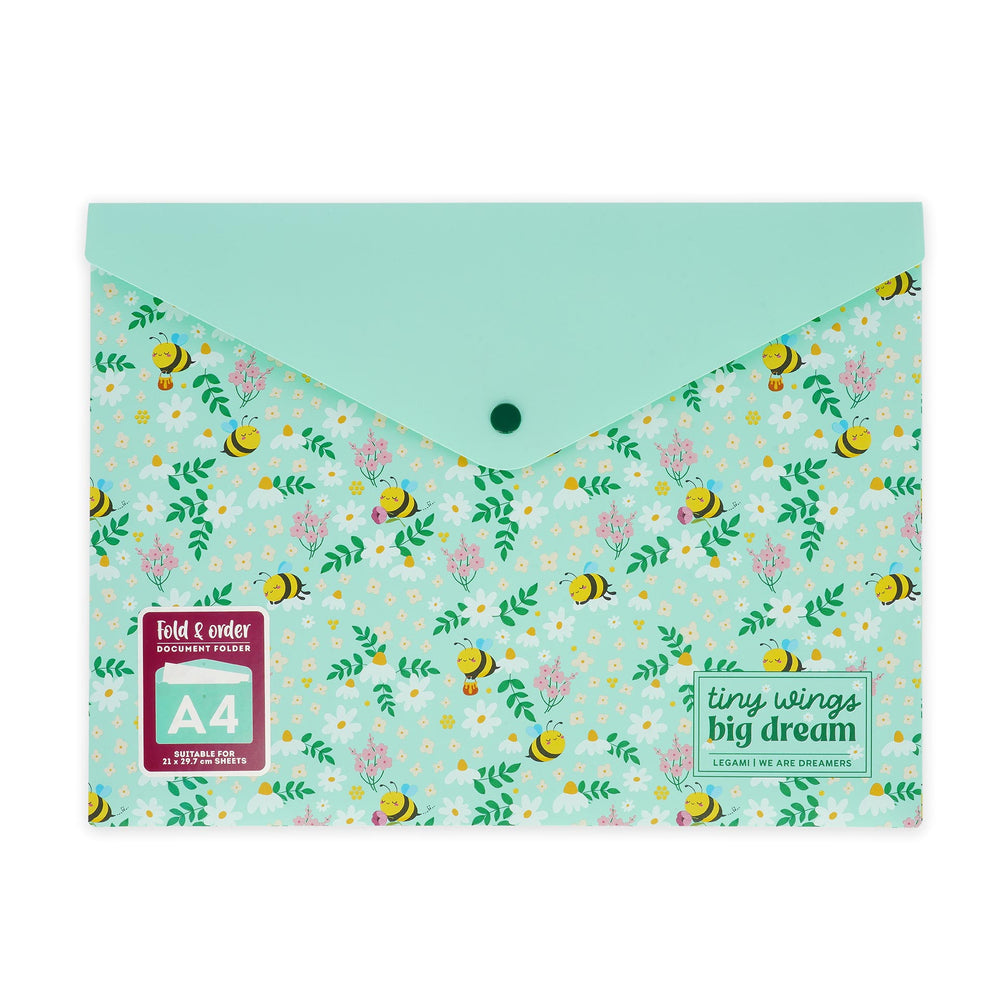 Legami Fold & Order Document Folder - Bee
