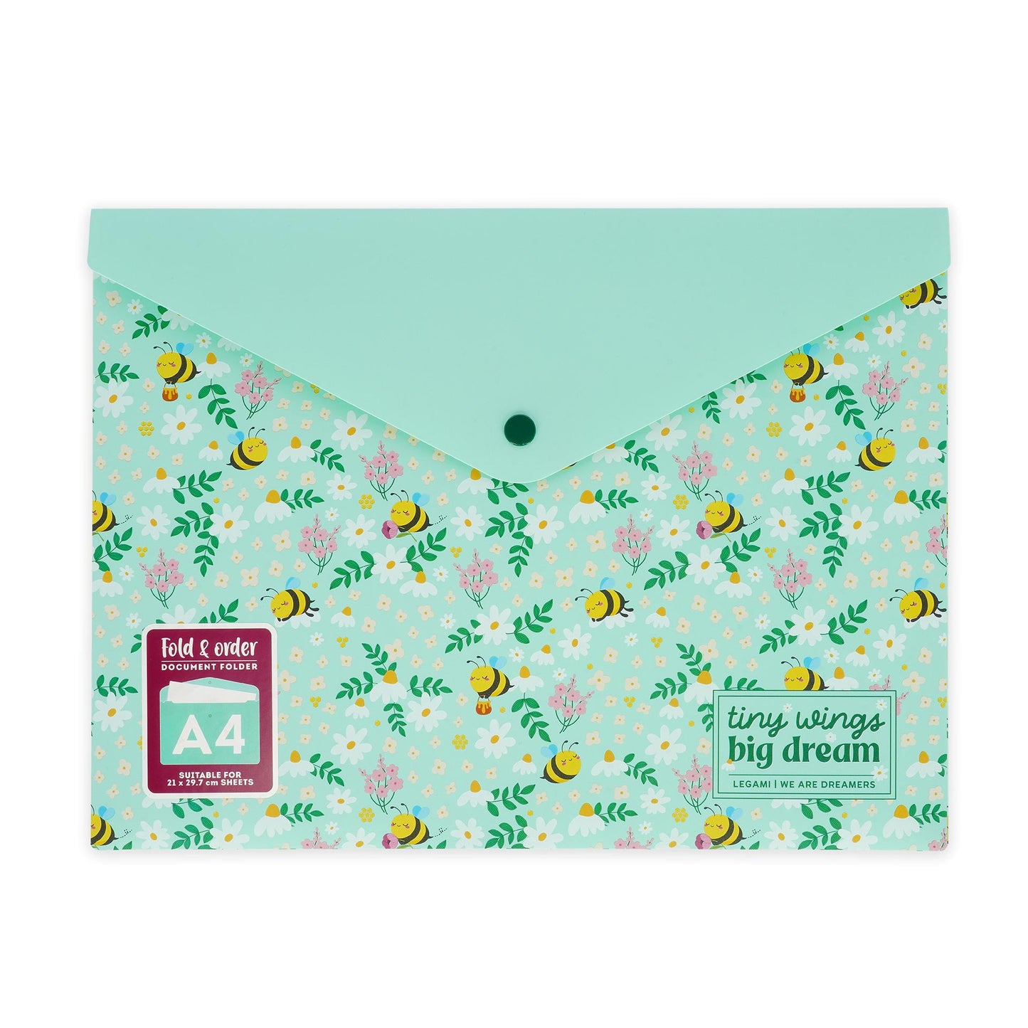 Legami Fold & Order Document Folder - Bee
