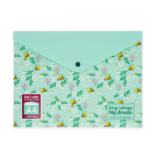 Legami Fold & Order Document Folder - Bee