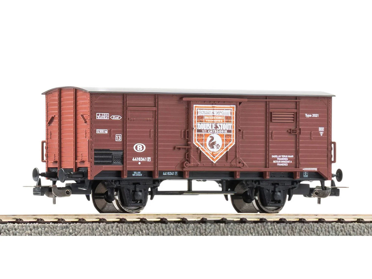 Piko Classic SNCB Cousin & de Rauw Refrigerated Beer Wagon III PK24541 HO Gauge