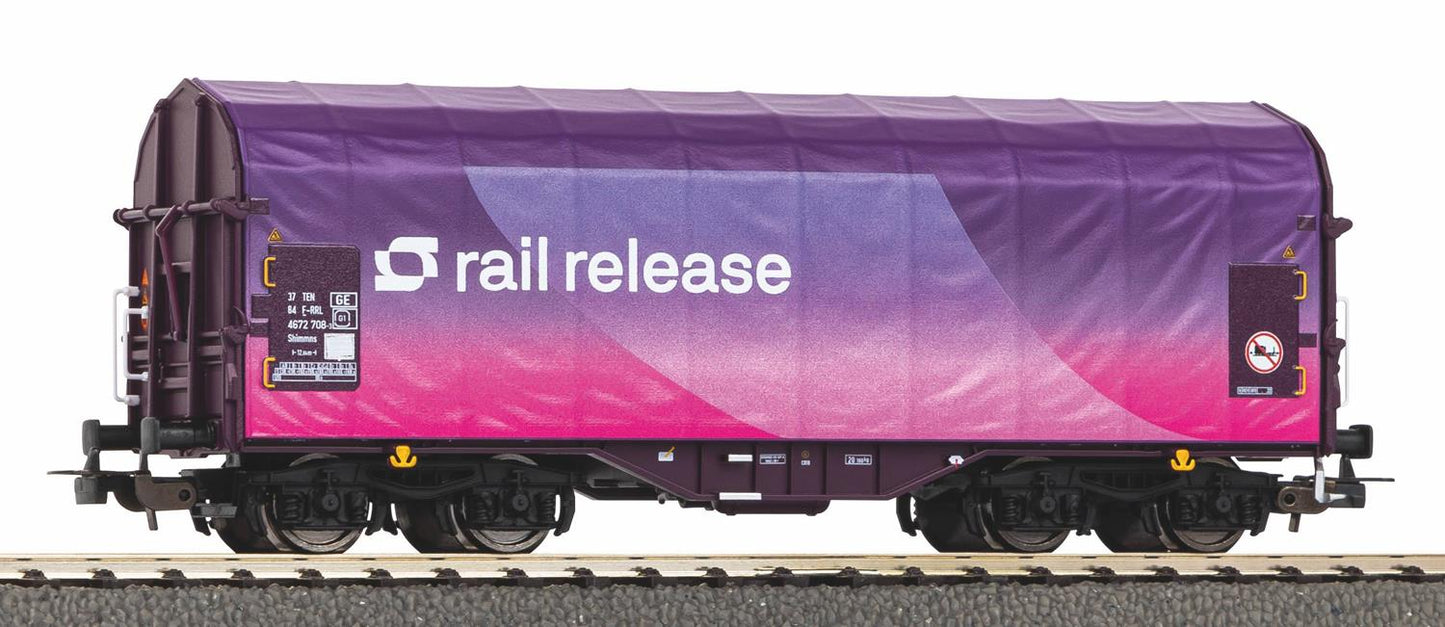 Piko Expert Rail Release Shimmns Sliding Tarpaulin Wagon VI PK24607 HO Gauge