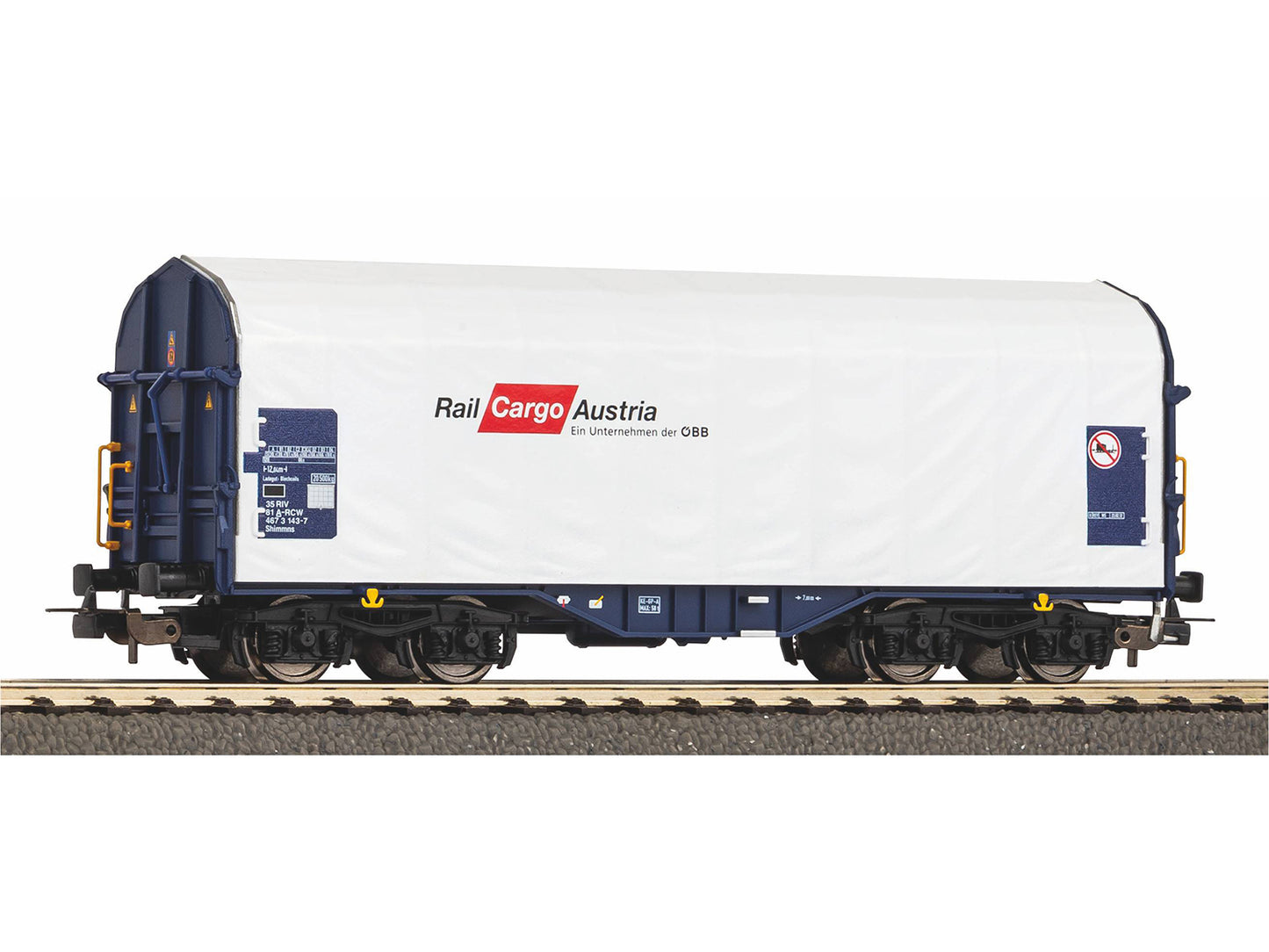 Piko Expert Rail Cargo Austria Shimmns Tarpaulin Wagon VI HO Gauge PK24617