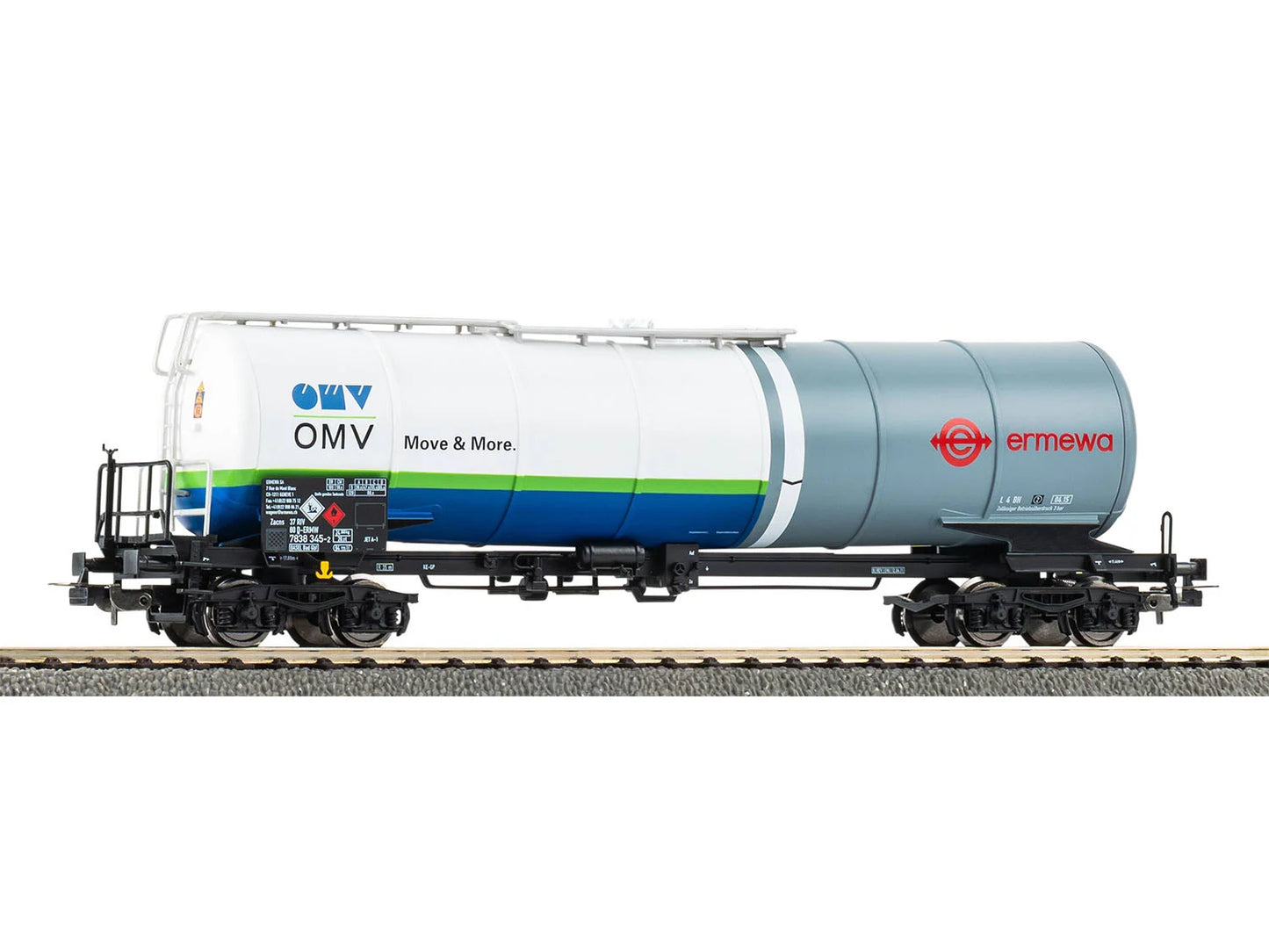 Piko Expert Ermewa/OMV Bogie Tank Wagon VI PK24627 HO Gauge