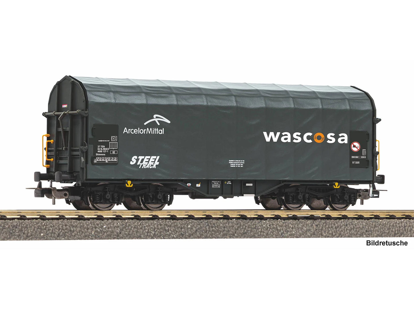 Piko 24640 Expert Wascosa Shimmns Sliding Tarpaulin Wagon VI HO Gauge