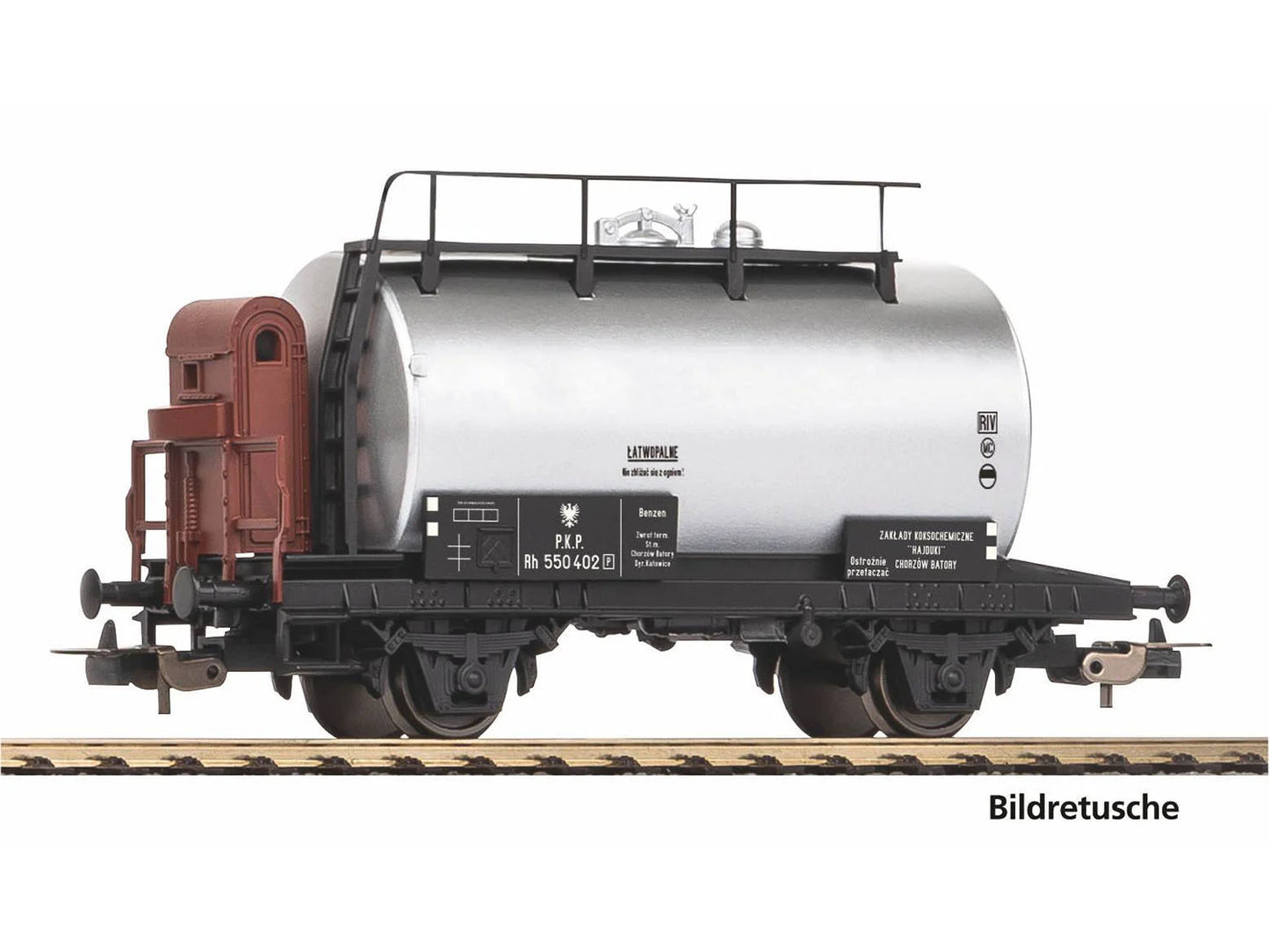 Piko Hobby PKP 2 Axle Tank Wagon w/Brakeman's Cab III PK27731 HO Gauge