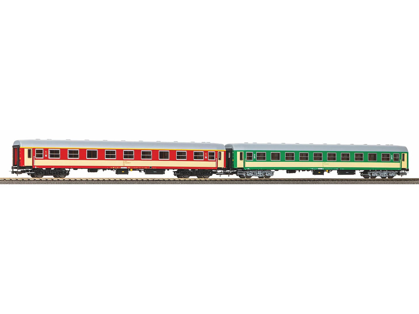 Piko Expert PKP IC 1st & 2nd Class Coach Set (2) VI PK28320 HO Gauge