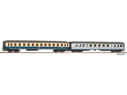 Piko Expert DB 1st/2nd Class Silberling/Bm232 Coach Set (2) IV PK28325 HO Gauge