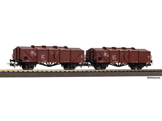 Piko 28331 Classic DR Kmm Lidded Wagon Set (2) IV HO Gauge