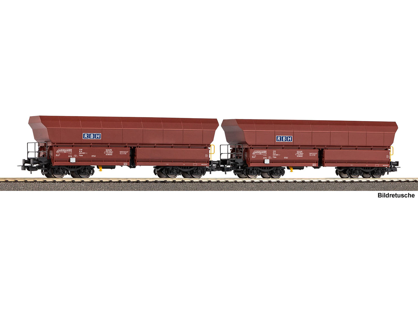 Piko 28339 Expert RBH Falns Side Discharge Hopper Wagon Set (2) V HO Gauge