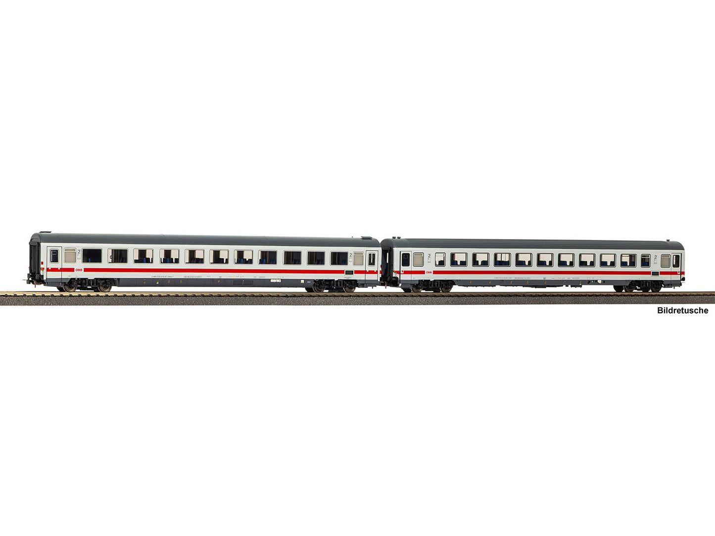 Piko 28348 Expert OBB IC 2nd Class Coach Set (2) VI HO Gauge