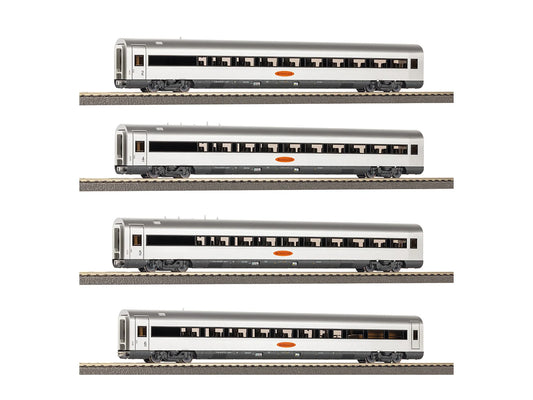 Piko DBAG Metropolitan Coach Set (4) V PK28350 HO Gauge