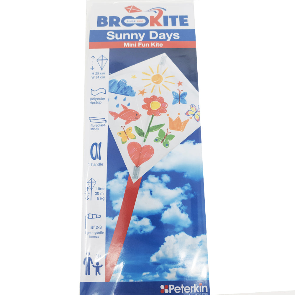 Brookite Sunny Days Mini Fun Kite for Kids 25cm 30204
