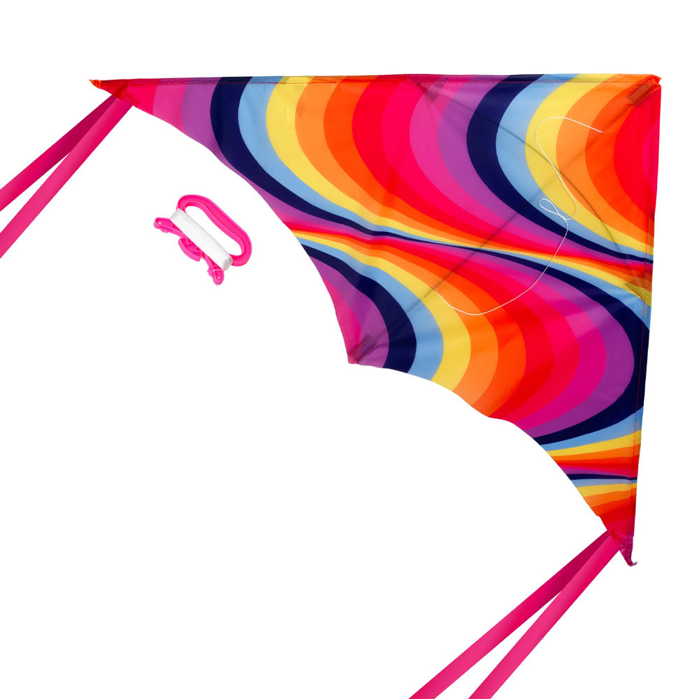 Brookite Aurora Delta Fun Kite 1m Span, 50m Line - 30404