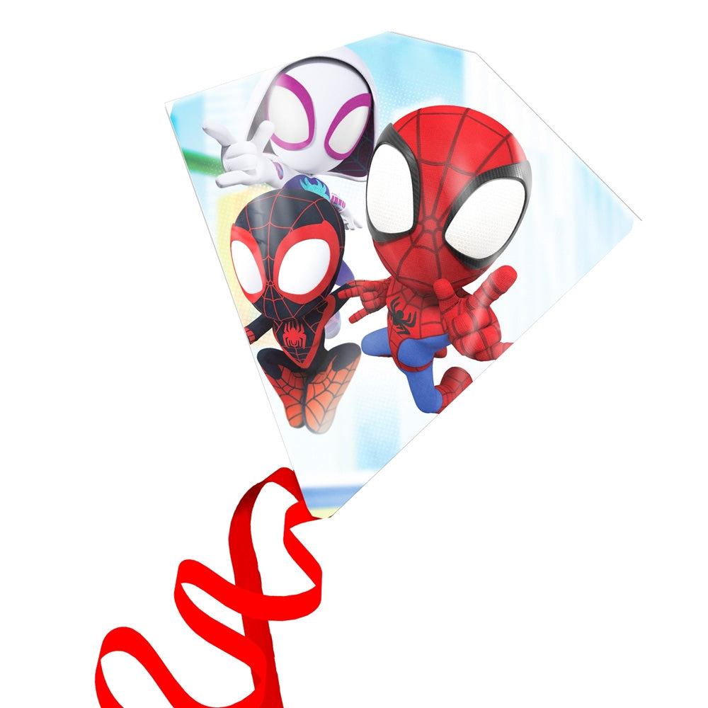 Brookite Marvel Spiderman Plastic Kite - Kid's Summer Toy 30704