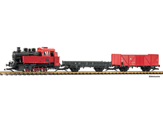 Piko 37124 DR BR80 Steam Freight Train Set III G Gauge