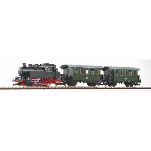 PIKO DR BR80 Passenger Starter Set III (Analogue-Sound/Smoke) G Gauge 37125