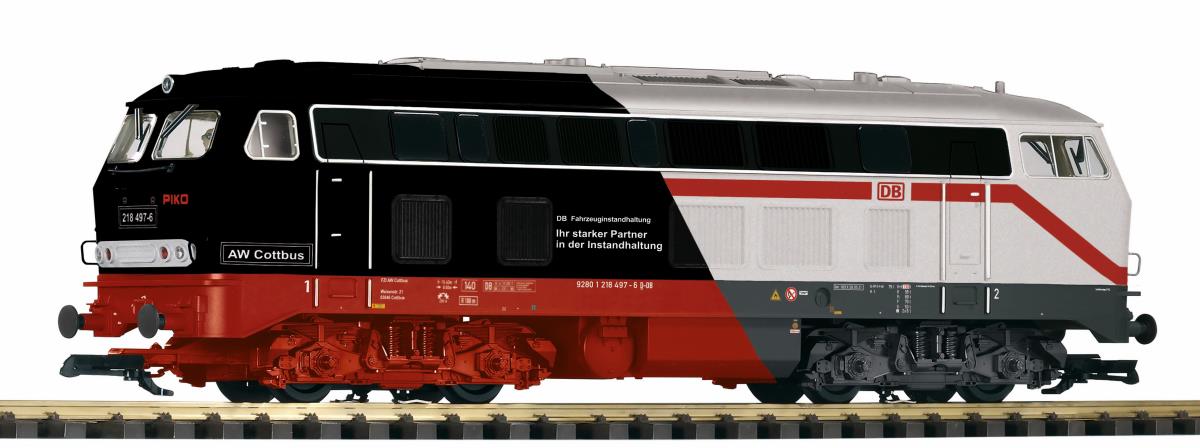 Piko 37511  DBAG BR218 PIKO/Marklin Diesel Locomotive VI G Gauge