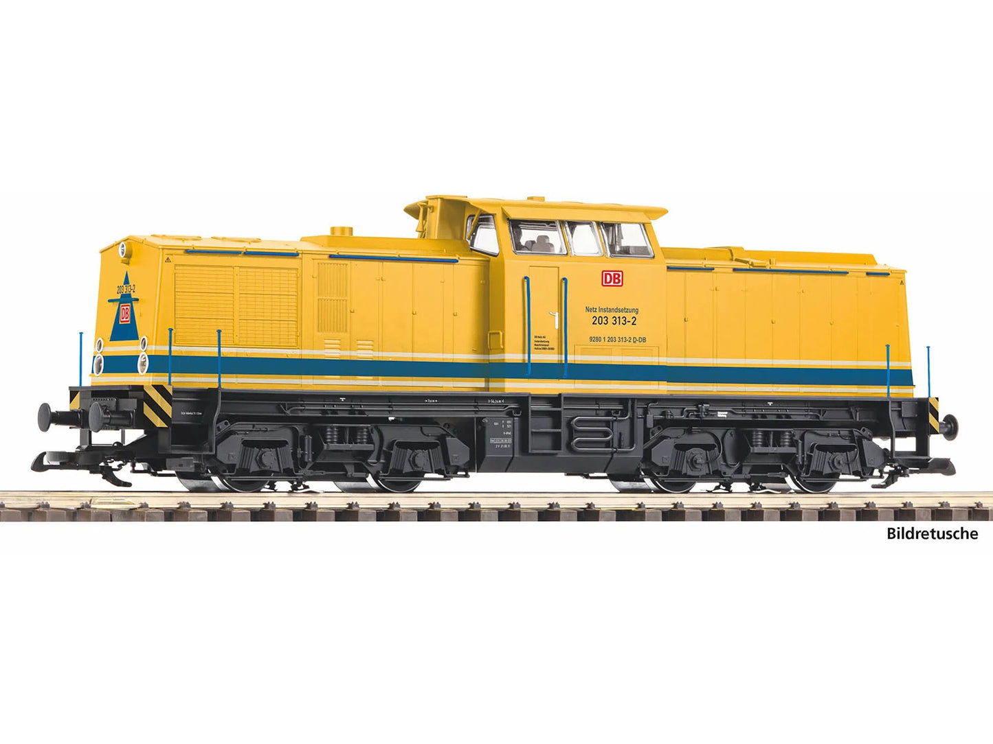 Piko DB Bahnbau BR203 Diesel Locomotive V (DCC-Sound) PK37559 G Gauge
