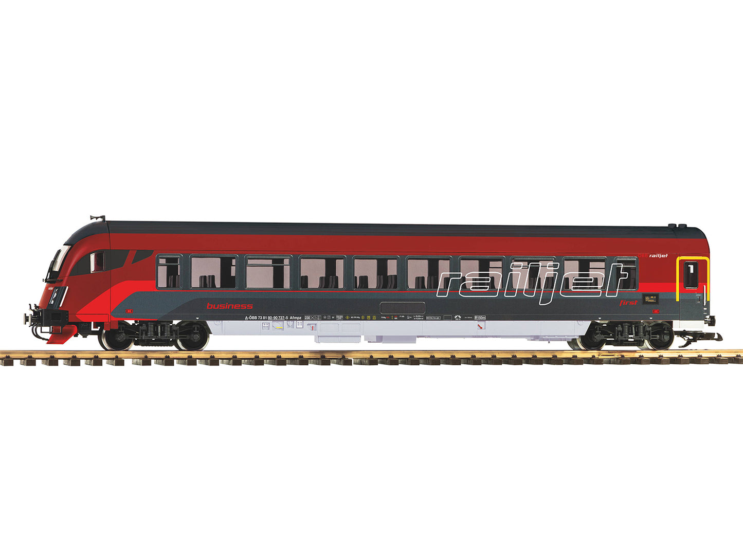 Piko OBB Railjet 1st Class Control Coach VI PK37675 G Gauge