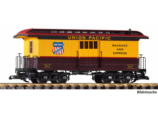 Piko Union Pacific Wood Baggage Car 1823 PK38675 G Gauge