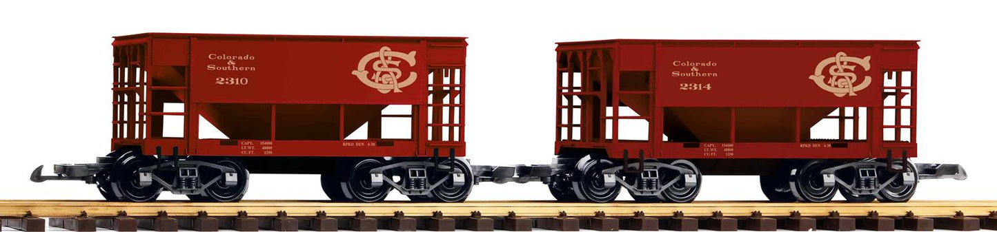 Piko C&S Ore Wagon Set (2) G Gauge PK38952