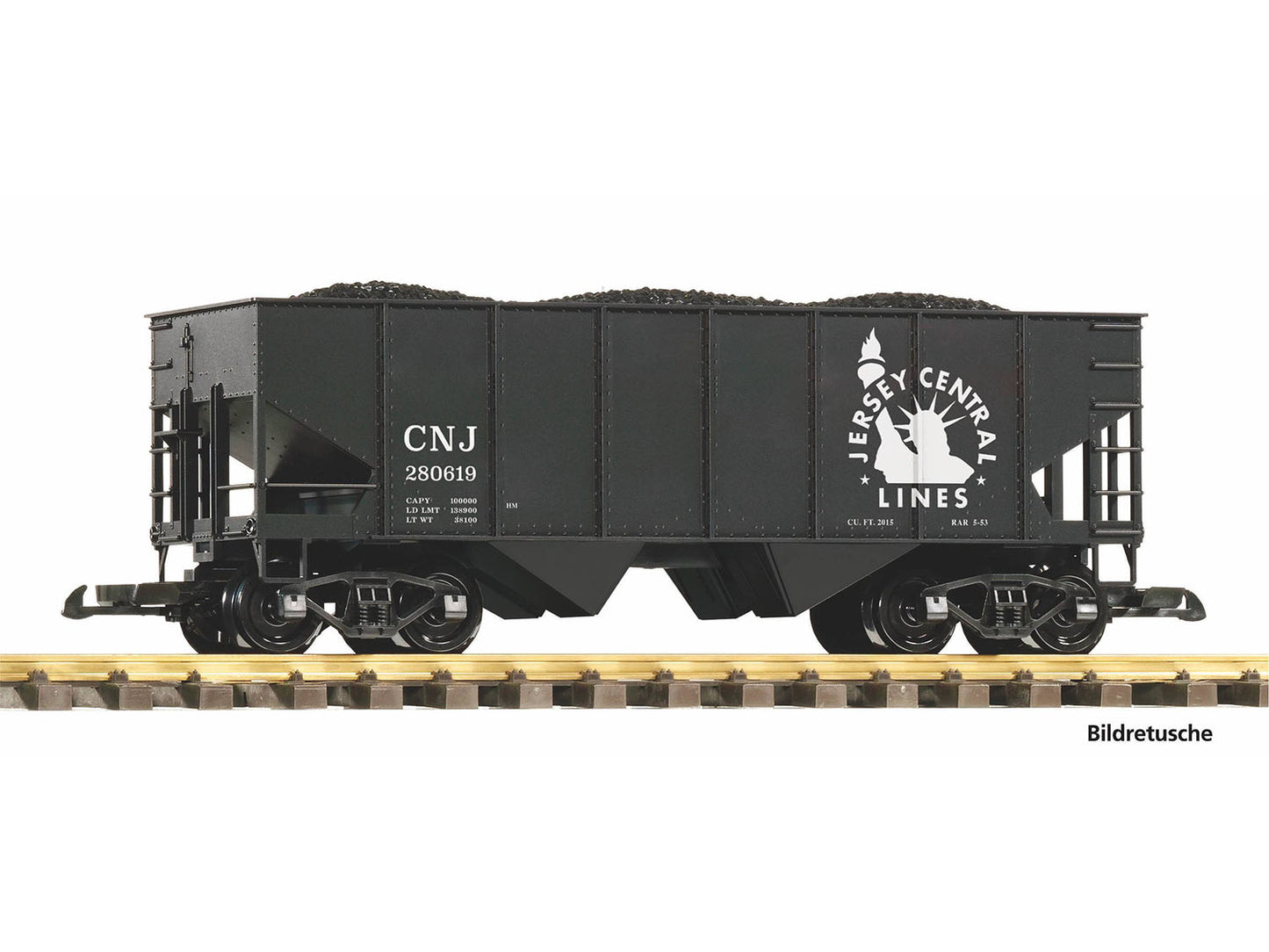 Piko 38989 CNJ Rib Sided Hopper Wagon G Gauge