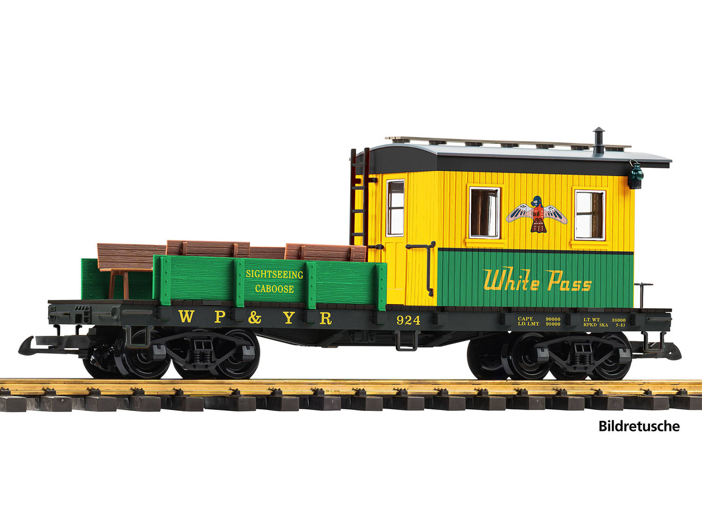 Piko 38990 WP&YR Observation Car G Gauge